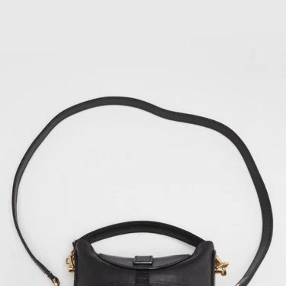 Louis Vuitton Black Calfskin Leather Classic Duffle Bucket Bag - Picture 6 of 9